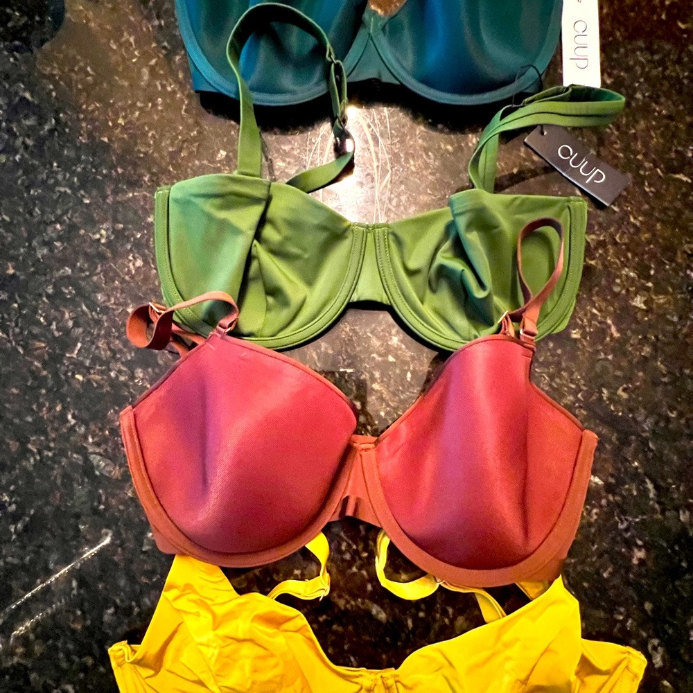 Selling all 4 bras! Size 32F from the company CUUP.